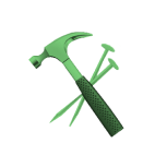 молоток с гвоздями